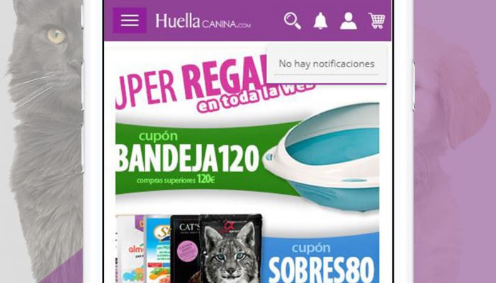 Presentamos la APP de Android Tienda Online de Huella Canina en Castellón